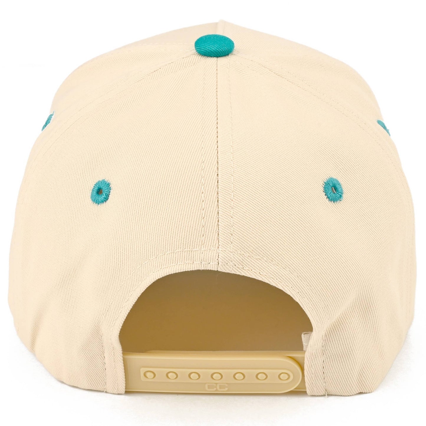 C.C LAKE Letter Embroidered Two Tone Trucker Hat