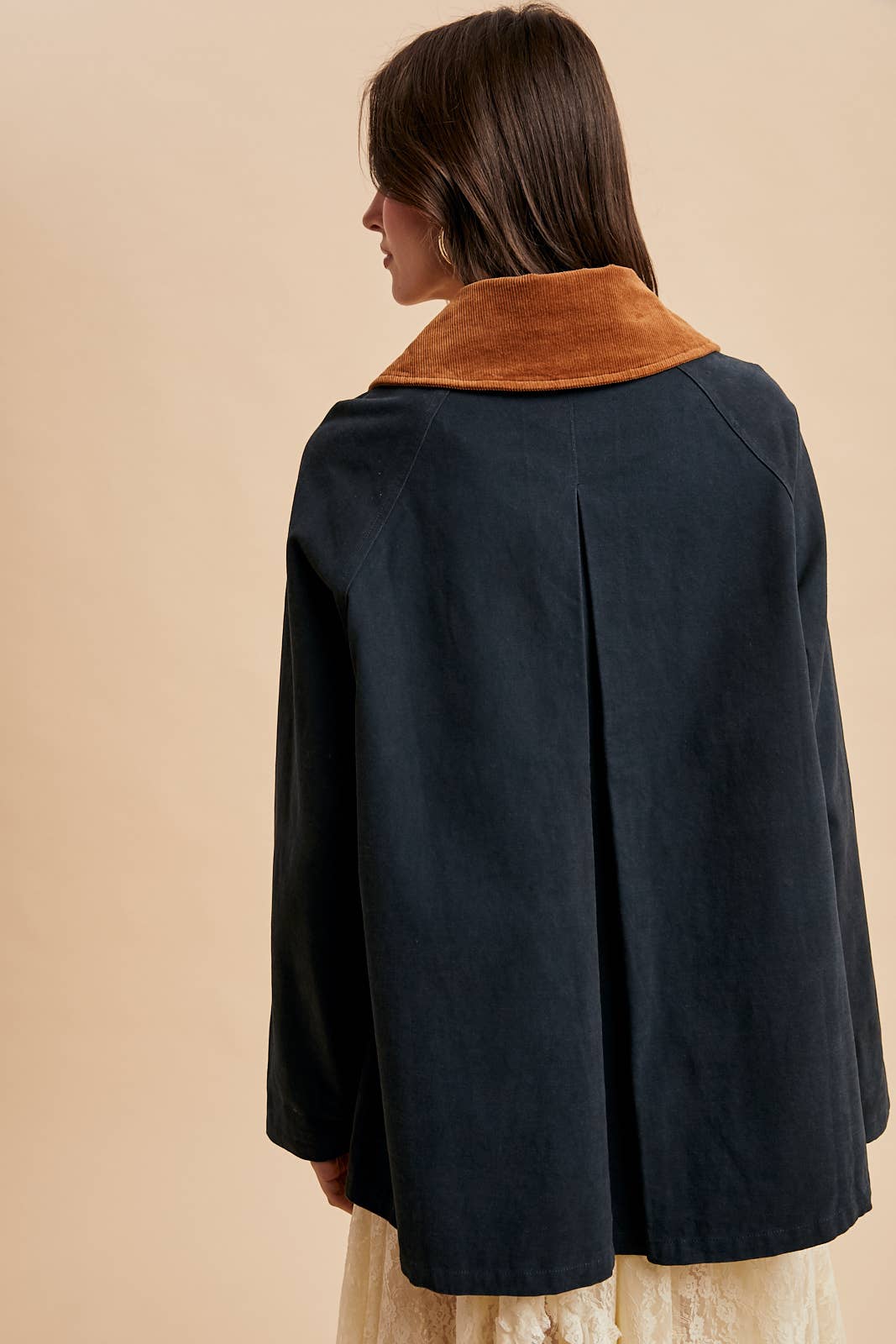CORDUROY COLLARED COTTON CHORE JACKET