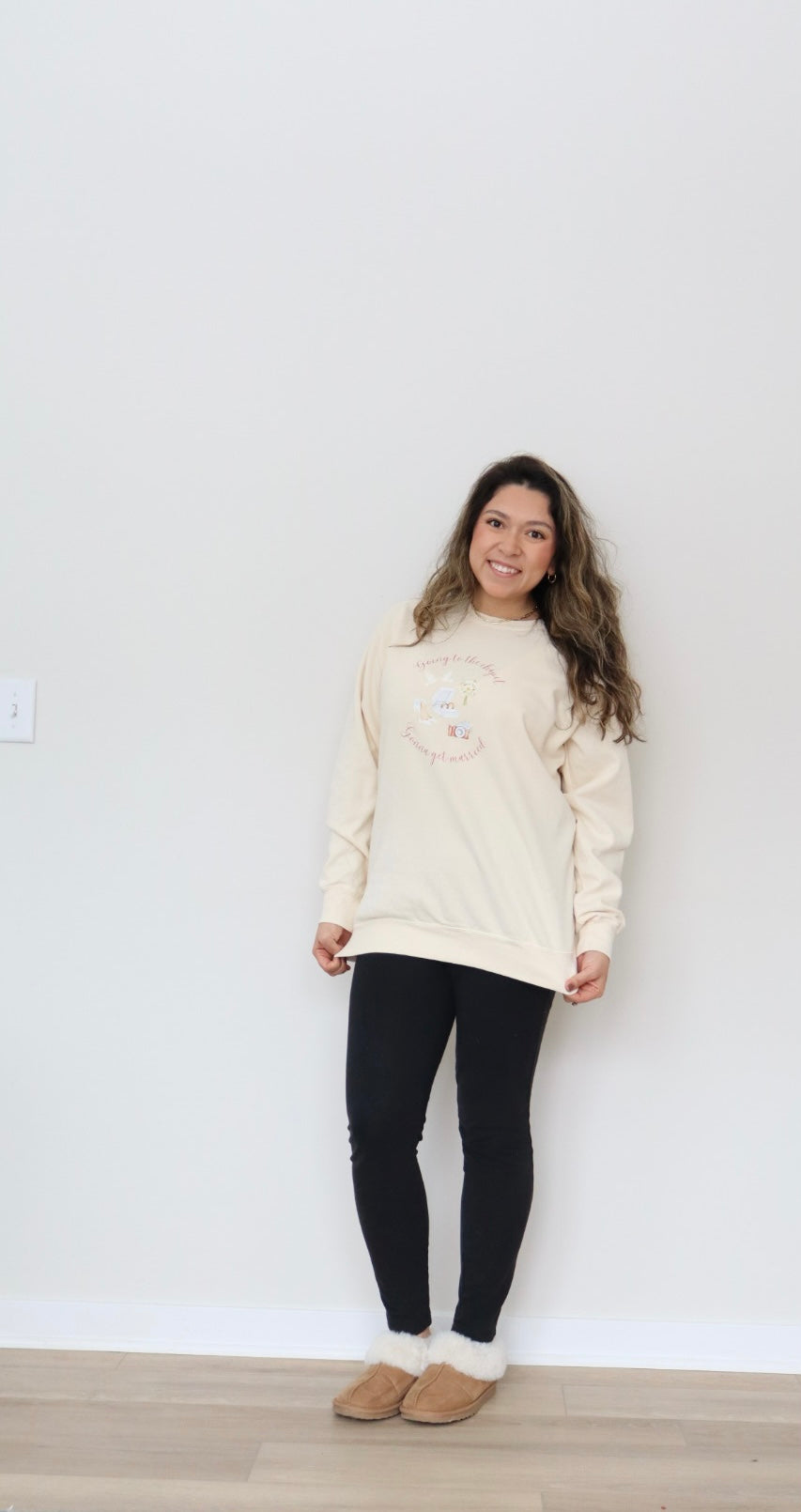 Going To the Chapel Cluster Sweater