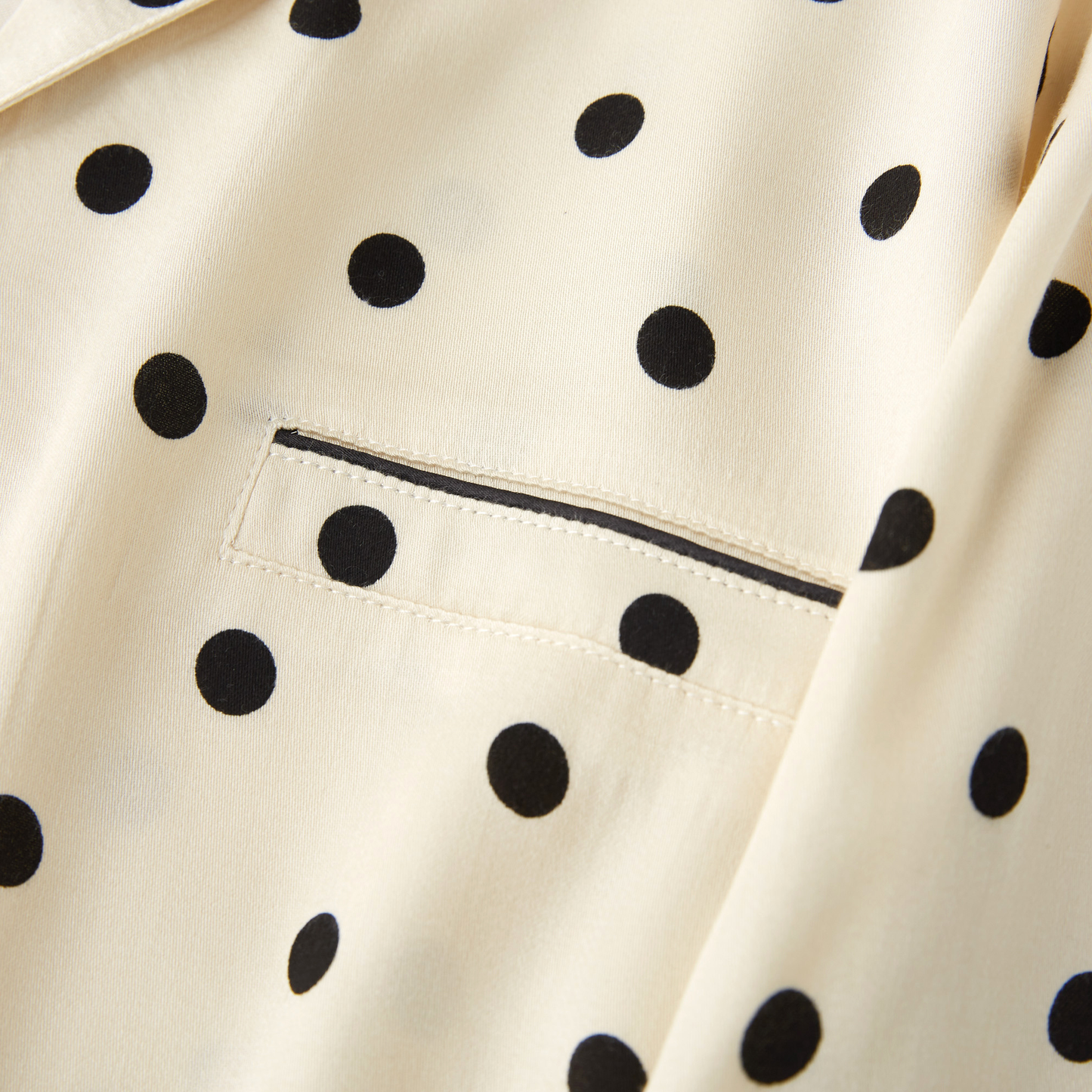 Polka Dot Viscose Pajama Set – Soft Spa & Loungewear