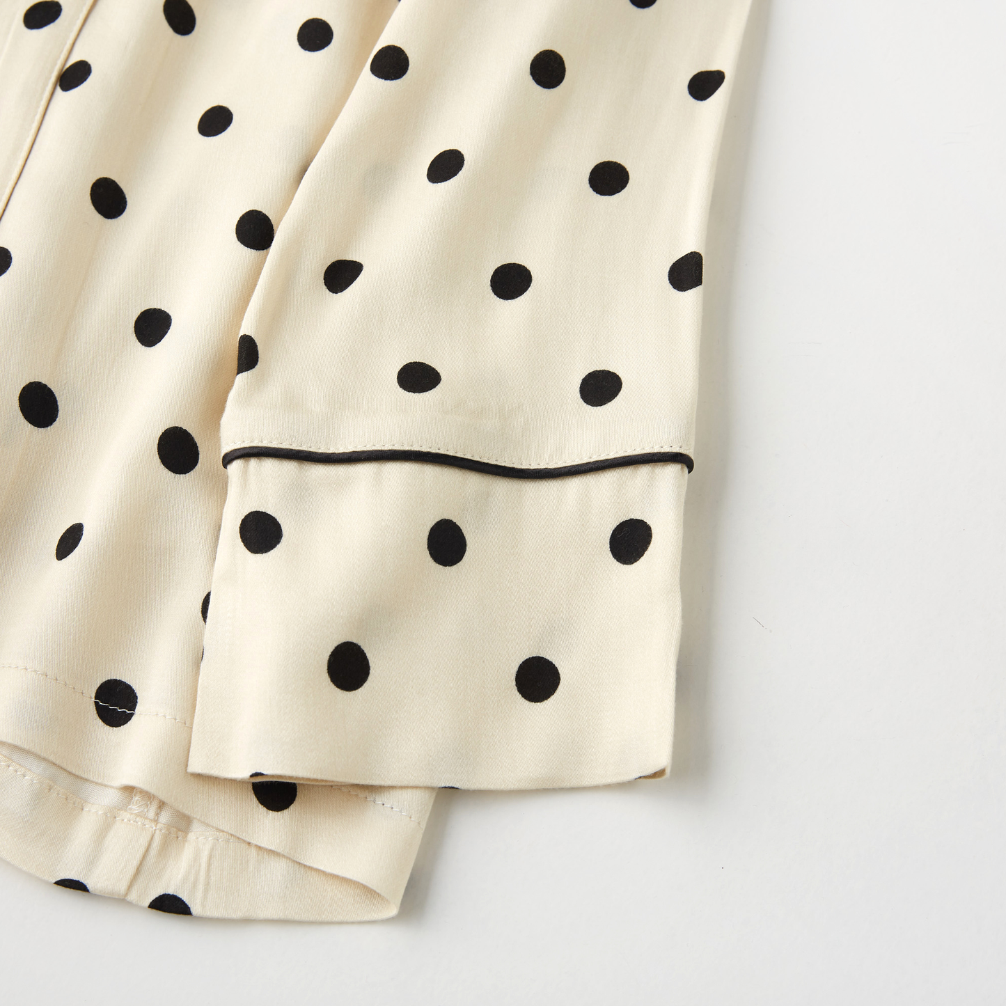 Polka Dot Viscose Pajama Set – Soft Spa & Loungewear