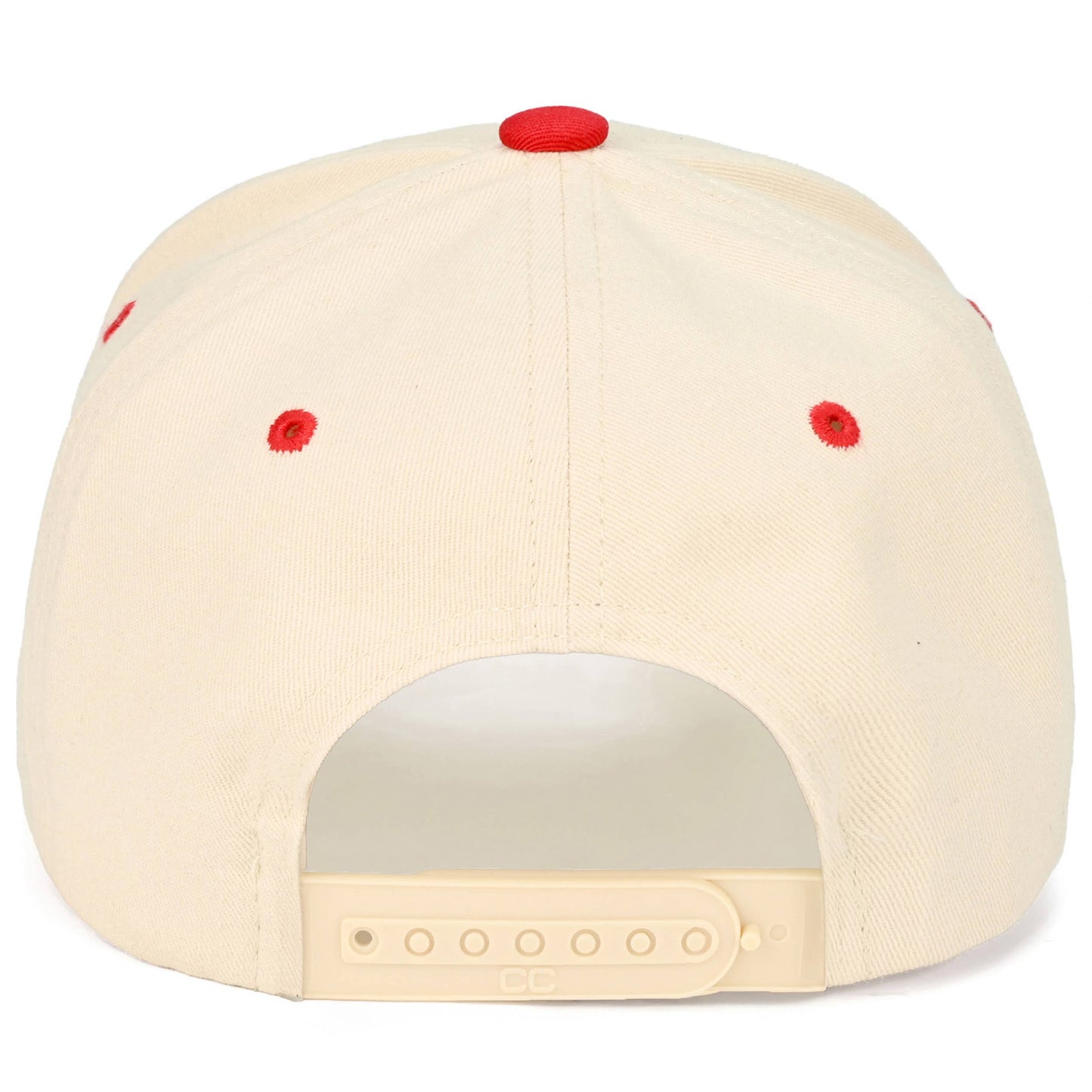 C.C LUCKY CATCH Embroidered Letter on Two Tone Trucker Hat