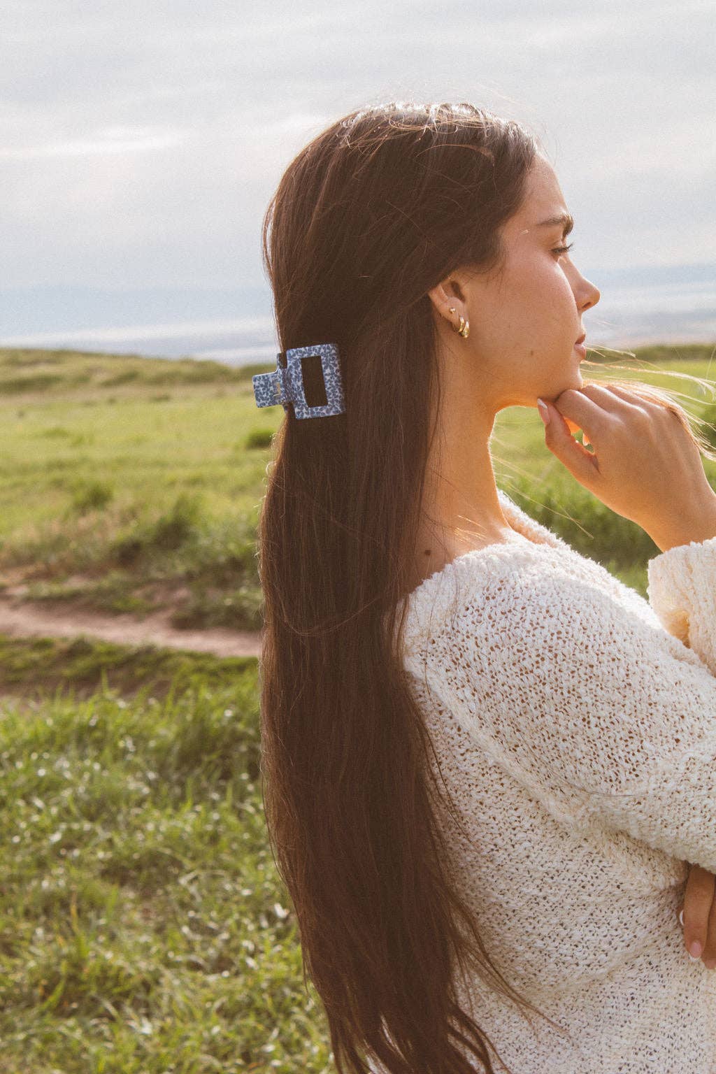 Small Rectangle Claw Clip