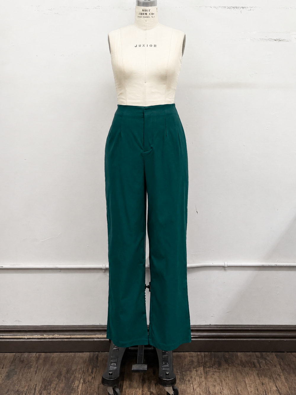 High Waist Wide Leg Tailored Pants