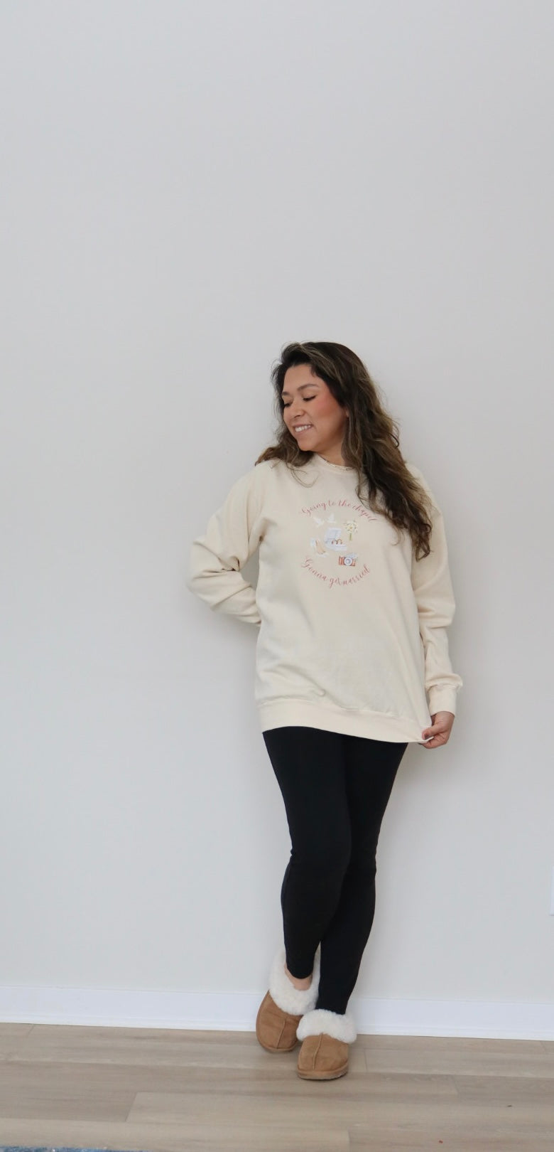 Going To the Chapel Cluster Sweater