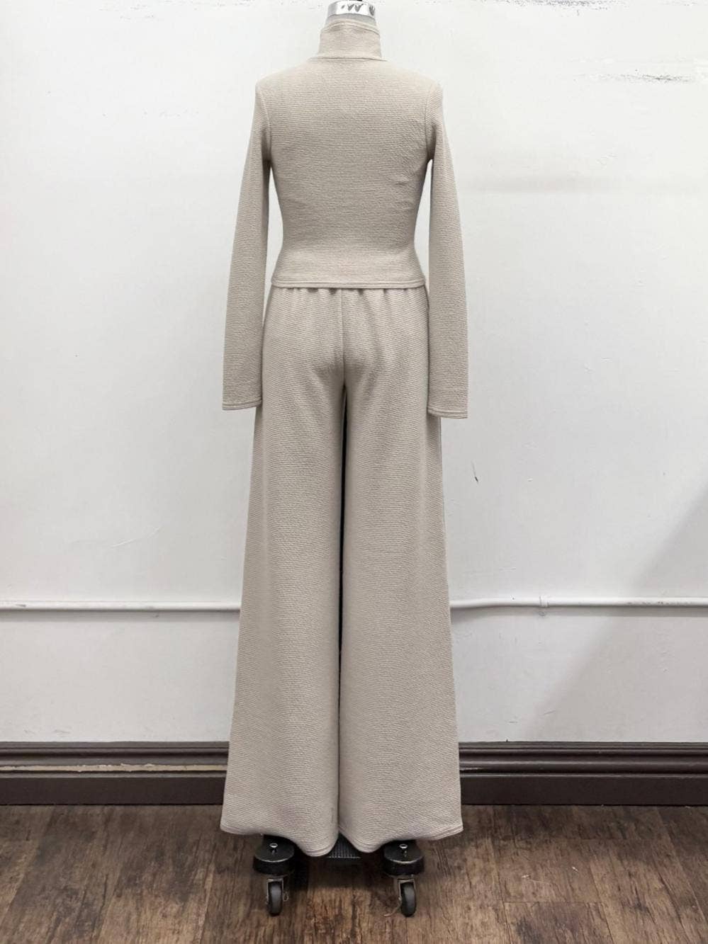 Textured Knit Lounge Pant Set