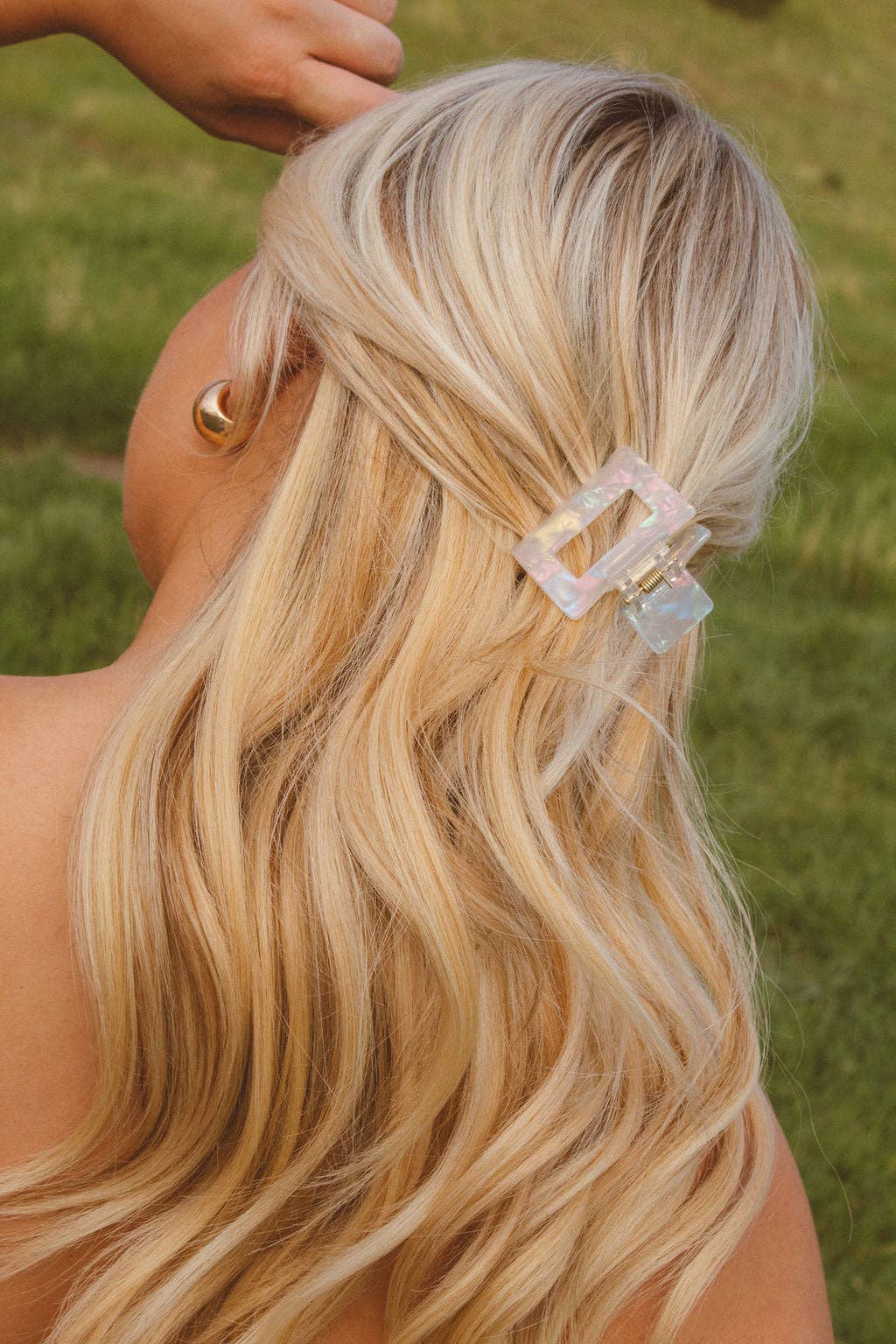 Small Rectangle Claw Clip